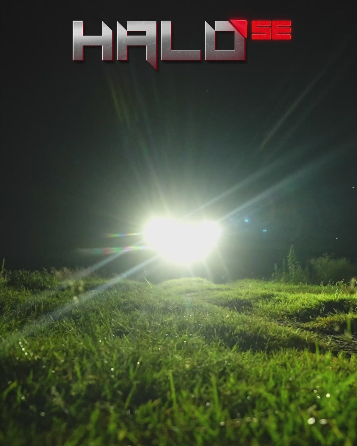 Compact 4.5-Inch HALO SE LED Pod Lights - Red DRL Off-Road