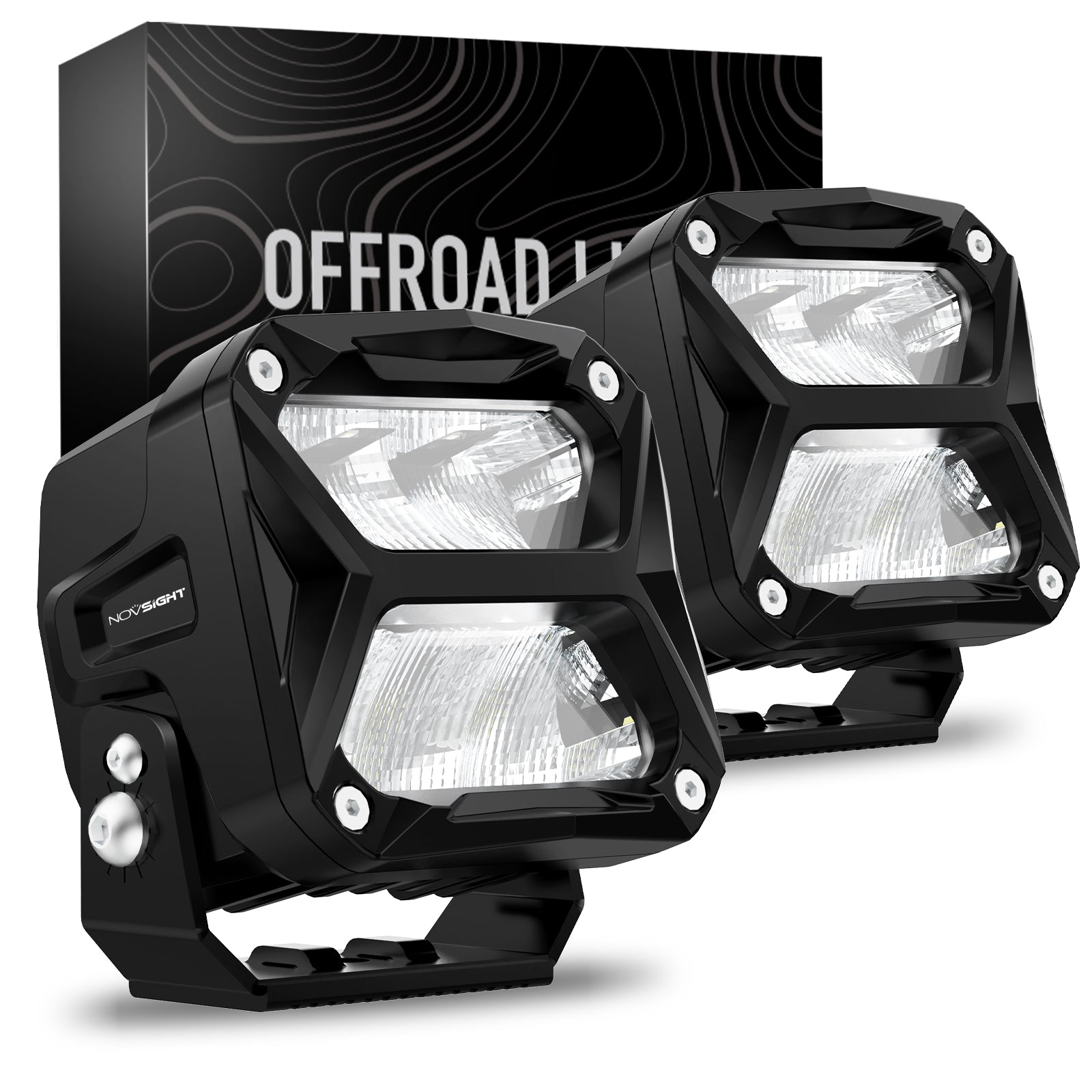 Rock Series | 4-inch LED Pod Lights - NOVSIGHT