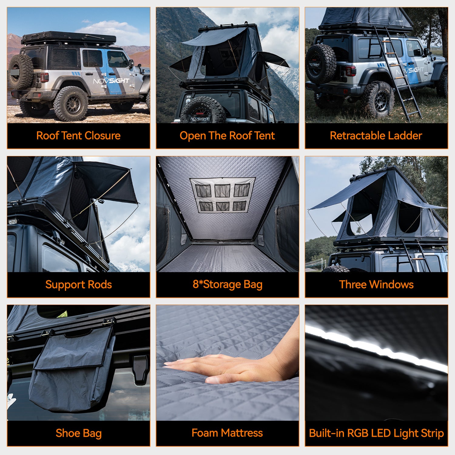Skynest Rooftop Tent - NOVSIGHT