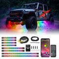 Complete MagicCarpet underglow kit with light modules, control box, remote and app