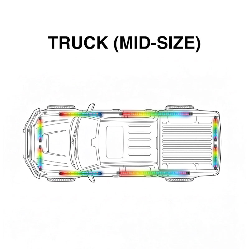 MagicCarpet RGB Rock Lights & Underglow Kit for Jeeps & Trucks