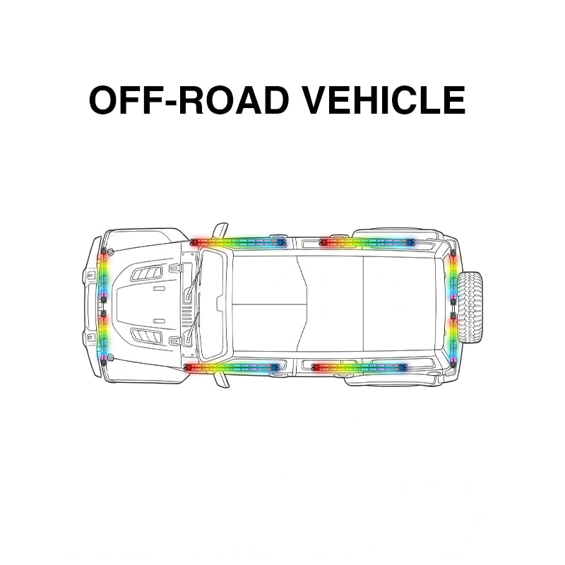 MagicCarpet RGB Rock Lights & Underglow Kit for Jeeps & Trucks