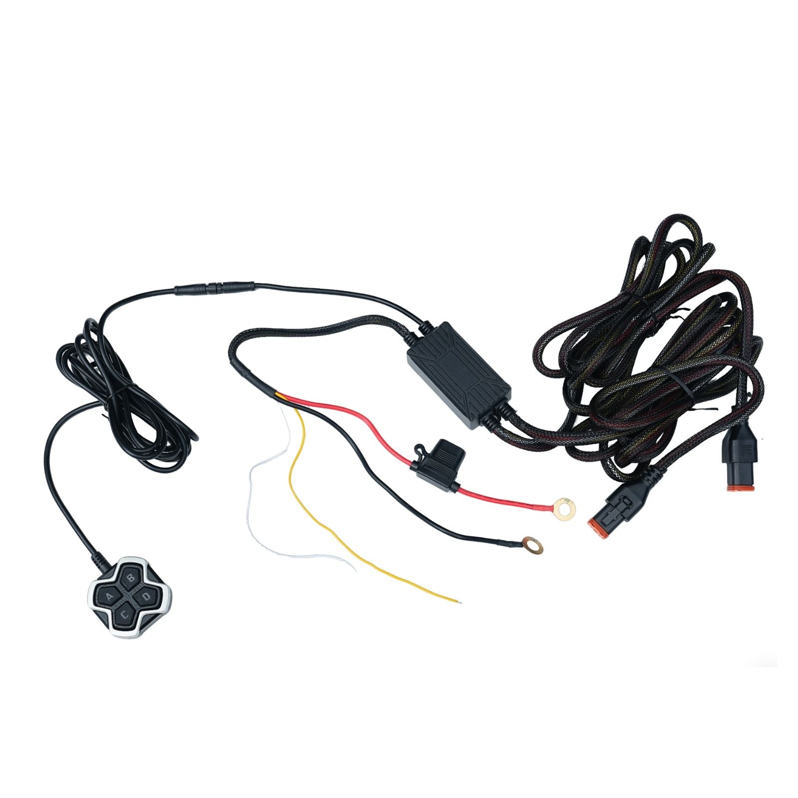 HALO Pro Series 20-inch LED Light Bar Wiring Harness Kit for Dual Light Bars - NOVSIGHT