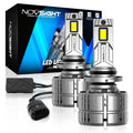 N60 Ultra Series | 9005 9006 H11 H4 H7 H13 9004 9007 9012 LED Bulbs Super Bright 200W 40000LM 6500K White | 2 Bulbs - NOVSIGHT