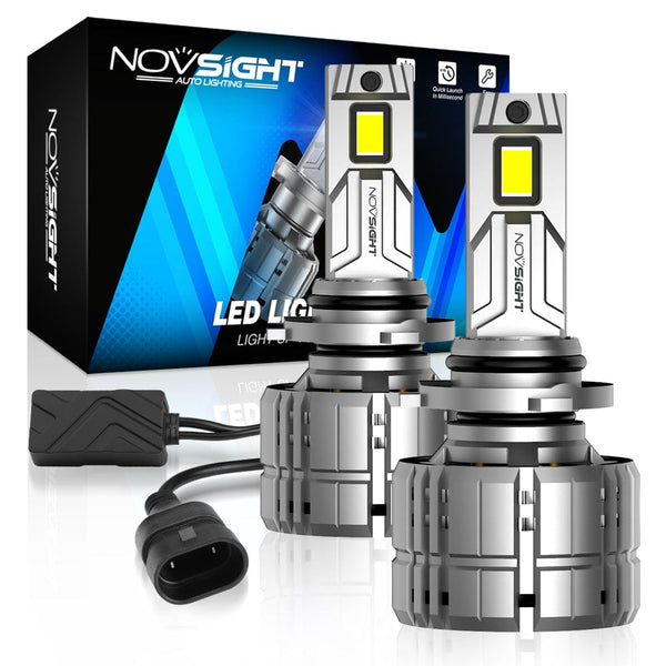 N60 Ultra Series | 9005 9006 H11 H4 H7 H13 9004 9007 9012 LED Bulbs Super Bright 200W 40000LM 6500K White | 2 Bulbs